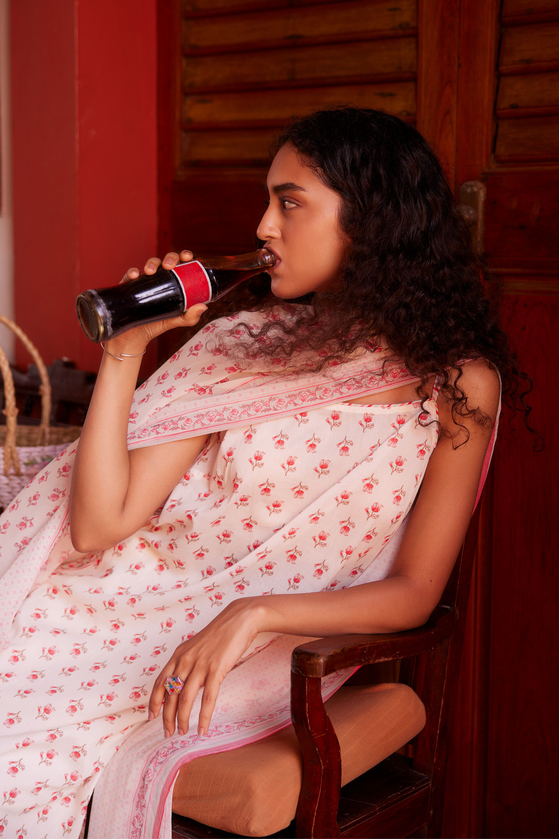 Udta Lamha Kurta Set - Off White, Off White, image 4